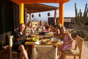 BBQ at CalyCanto Compound in Todos Santos July 2010