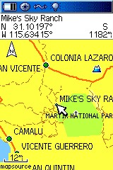 Vicente Guerrero Map GPS