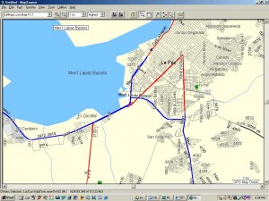 La Paz Detail Map GPS