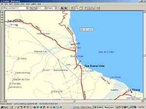 Los Barriles Map GPS