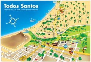 Map Todos Santos Centro to CalyCanto Casitas